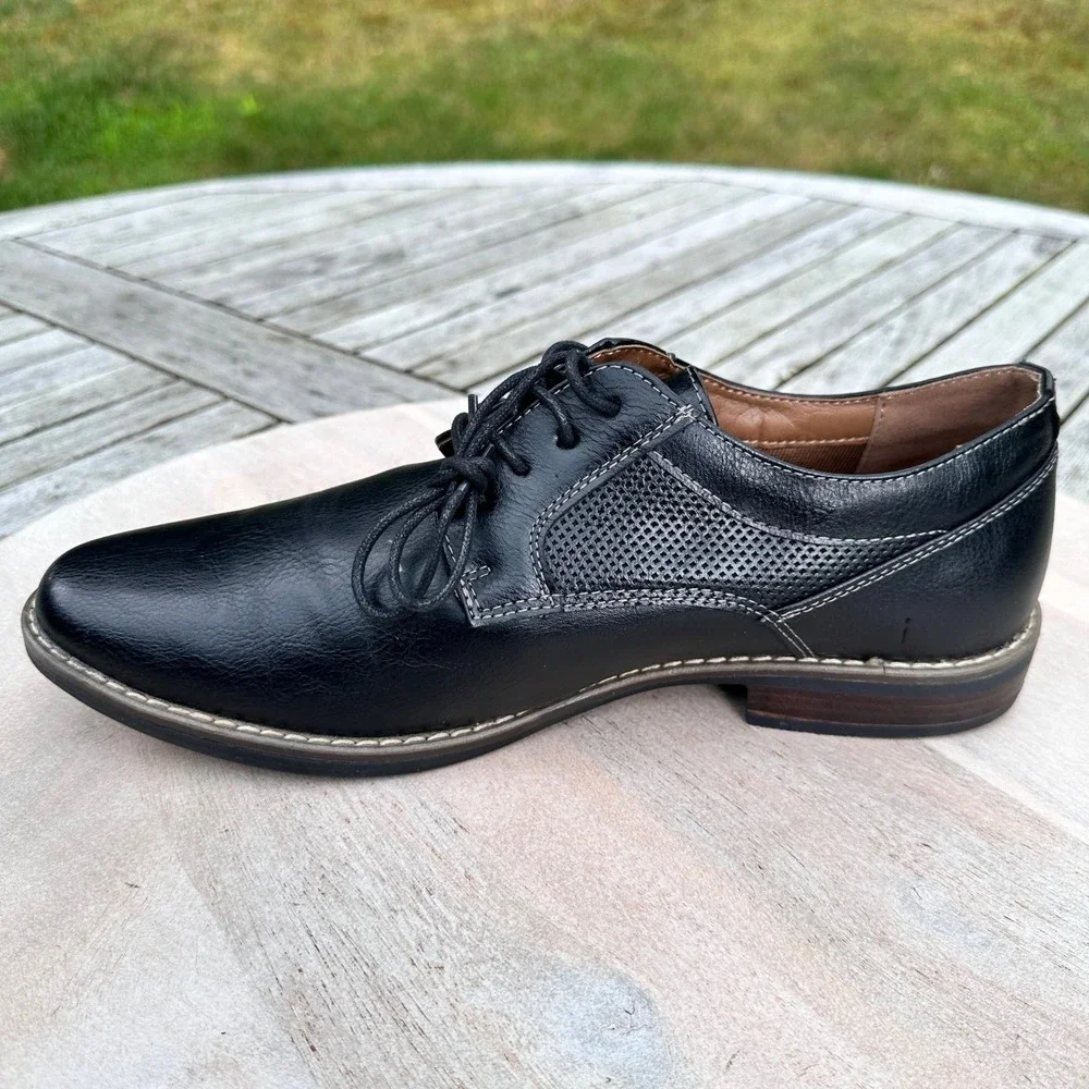 Sonoma Goods For Life Mens Jack Black Derby Dress Shoes Black Size 10.5